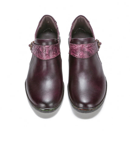 Vintage Genuine Leather Comfy Flat Shoes