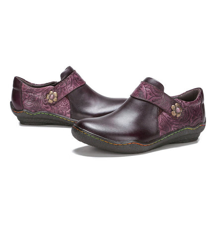 Vintage Genuine Leather Comfy Flat Shoes