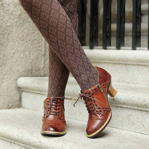 Handmade Vintage Elegance Leather Pumps