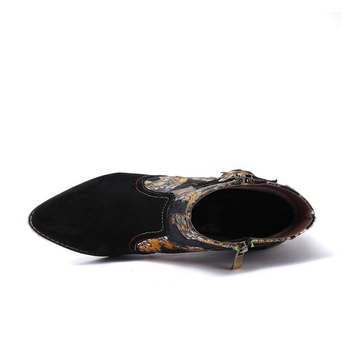 Vintage Handmade Soft Ankle Boots