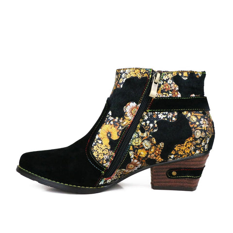 Vintage Handmade Soft Ankle Boots