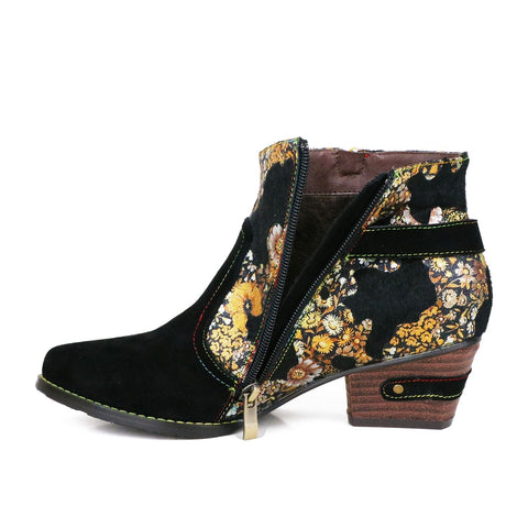 Vintage Handmade Soft Ankle Boots