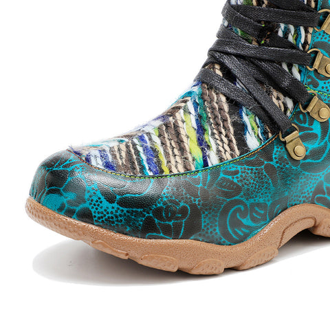 Leather Handmade Comfortable Casual Walking Boots