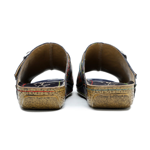 Retro Handmade Printed Colorful Sandals