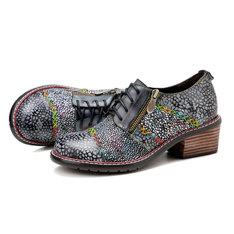 Vintage Handmade Leather Fashion Flat Shoes