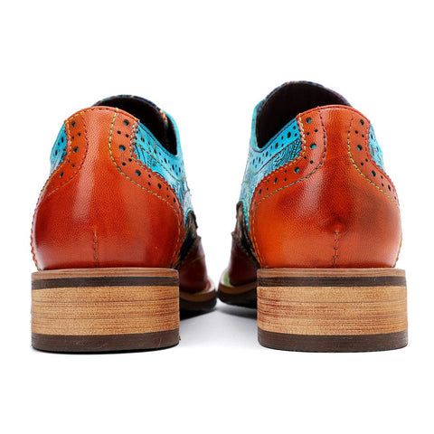 QueenBoho Bohemian Handmade  Brogue Shoes
