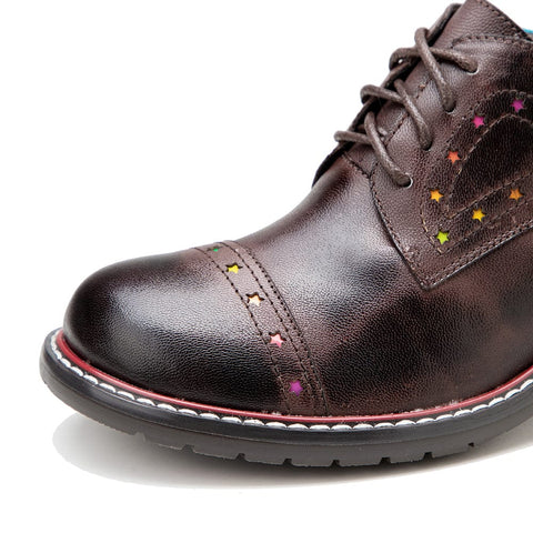 Vintage Handmade Leather Fashion Retro Shoes