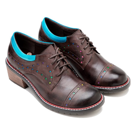 Vintage Handmade Leather Fashion Retro Shoes