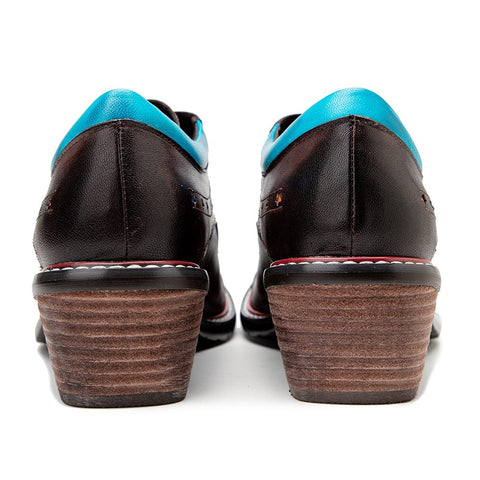 Vintage Handmade Leather Fashion Retro Shoes
