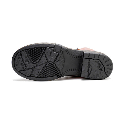 Retro Vibrant Painted Comfy Flat Shoes