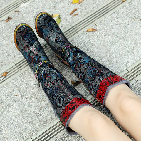 Genuine Leather Exquisite Texture Comfy Boots