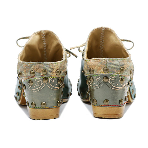 Vintage Handmade Round Toe Sandals