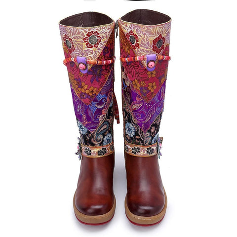 Bohemian Vintage Handmade Leather Boots