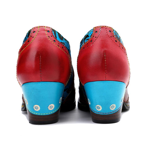 Floral Pattern Splicing Comfy Shoes